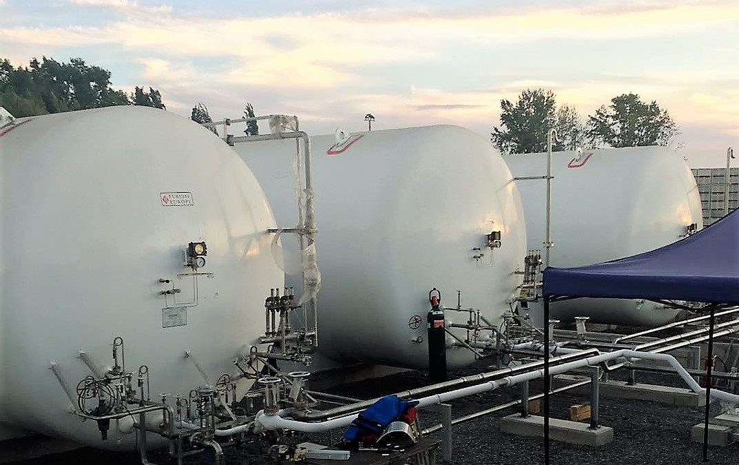 DELIVERED THE FIRSTS GNL TANKS FOR CHILE