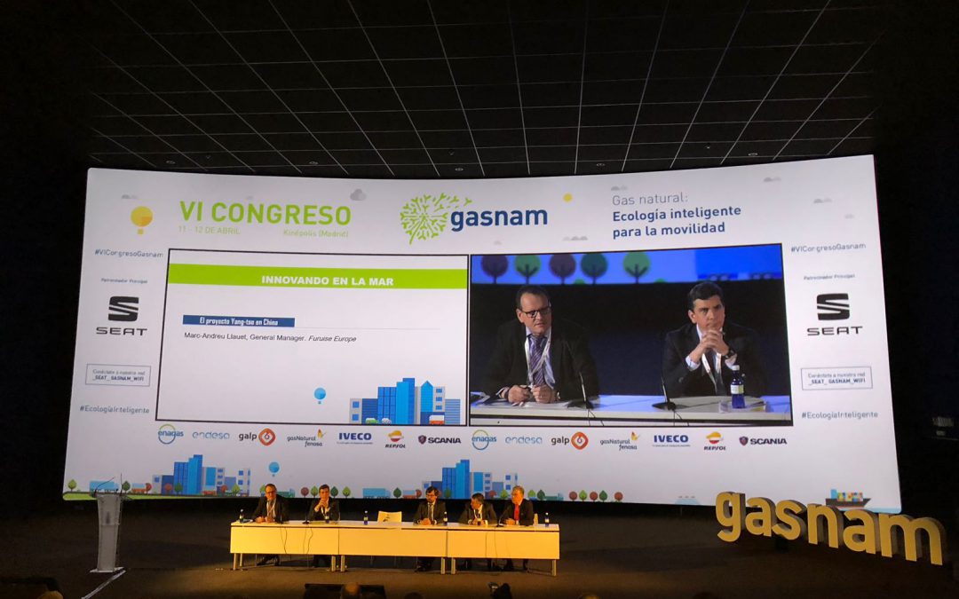 FURUISE, en el VI congreso Gasnam, presenta los avances del GNL como combustible en el sector fluvial